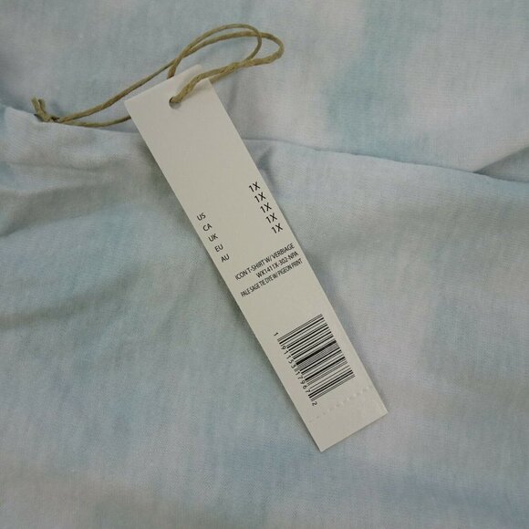 NWT Rae Dunn "BLESSED" Graphic Tee T-Shirt Tie-Dye Plus 1X - Picture 9 of 11